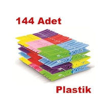 Çamaşır Mandalı Plastik 144 Lü 25 Diğer
