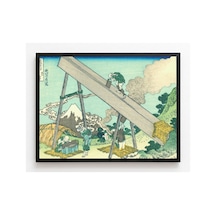 Hokusai Totomi Dağlarında Çerçevesiz Poster 30x42 Cm A3 Tablo Japon Sanatı Duvar Dekoru