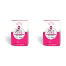 Mena K2 D3 Vitamini 30 Kapsül 2'Li Paket