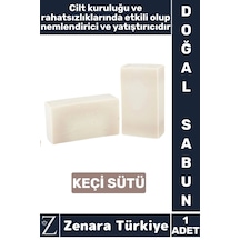 Bitkisel Organik %100 Doğal Saç Yüz Vücut El Kullanım Cilt Kuruluğuna Etkili Sabun Keçi Sütü