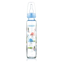 Bebedor Desenli Cam Biberon Silikon Emzikli 250 Ml.