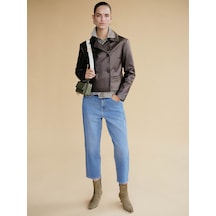 Lcw Studıo İndigo Barrel Fit Kadın Jean Pantolon