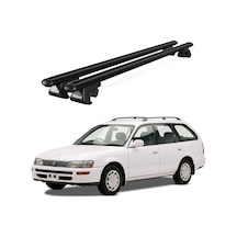Venüs Toyota Corolla Station Wagon 1993-1997 Uyumlu Siyah Ara Atkı Port Bagaj Tavan Barı