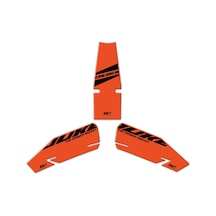 GP Kompozit KTM Duke 390 2024 Uyumlu Tank Pad Seti Turuncu