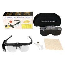 Nikula Şarjlı Gözlük Tip Büyüteç Mercek Lup Lensleriyle Taşıma Çantalı 11642dc