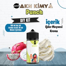 Punch Dıy Kit Ejder Meyvesi Krema Gıda Aroması %20 Oranda Aroma İçerir Hazır Değildir 100 Ml