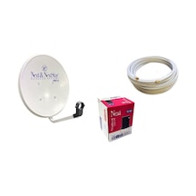 Nextstar 50 Cm Karavan Çanak Anten + Next Tekli Lnb + 10 Metre Uydu Anten Kablo