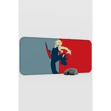 Fullmetal Alchemist Anime V4 - 70x30 Xl Gaming Kauçuk Kaymaz Taban Mouse Pad Fare Altlığı