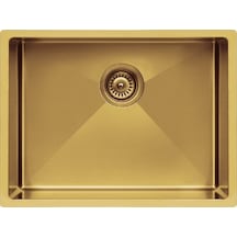 Ukinox Colourx 500 Eviye - Altın Altın Eviye Mutfak Lavabo