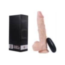 Truva Shop George Realistik 23 Cm Vantuzlu Penis Titreşimli Vibratör Dildo
