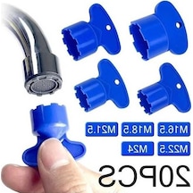 Fastbuy 5'li Musluk Aeratörü Anahtarı Seti - M16.5, M18.5, M21.5, M22.5, M24 Boyutları İçin Optimum Çözüm Diğer