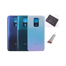 Redmi Note 9 Arka Batarya Kapağı ,batarya Ve B7000 Mavi