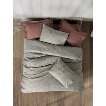 Cotton Box Petite Çift Kişilik Nevresim Takımı Mote Kiremit Kiremit