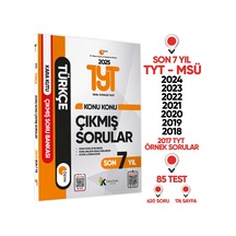 2025 Yks - Tyt Türkçe Karakutu Konu Konu Çıkmış Soru Bankası Ösym S