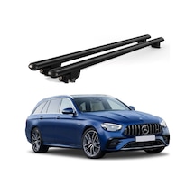 Kanca Mercedes E Kombi W213 2016 Ve Sonrası Uyumlu Siyah Kilitli Ara Atkı 120cm Port Bagaj Tavan Barı