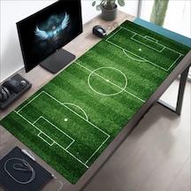 Sge Teknoloji 90x40 Cm Futbol Sahası Temalı Kaydırmaz Taban Speed Yüzey Oyuncu Mouse Pad Gaming