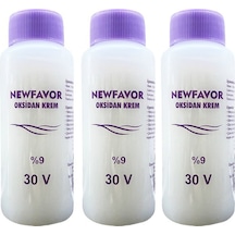 3 Adet Oksidan Krem Saç Boya Sıvısı 9'luk 30 Volüme 60 Ml