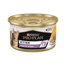 Kitten Tavuklu Yavru Kedi Konservesi 12 Adet 85 Gr