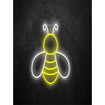 Arı Neon Led Işıklı Dekoratif Duvar Aydınlatması Renkli