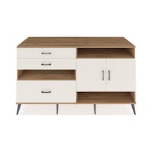 Kronos Konsol 4 Raflı 3 Çekmeceli 2 Kapaklı 176x59x99 Çam-aytaşı Çam-aytaşı