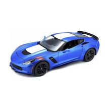 Maisto 1/24 2017 Model Corvette Grand Sport Mavi
