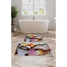 Alanur Trend Kaymaz Taban Dijital Banyo Takımı Kt415 Renkli