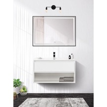 Riolight Retro Modern Vintage Siyah 2xe27 Duylu Ayna Üstü Duvar A Siyah
