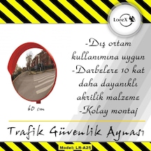 Lorex  LR-A25 Akrilik Trafik Güvenlik Aynası 60 CM