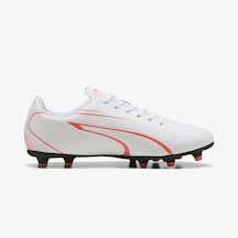 Puma Vitoria Fg Erkek Beyaz Çim Saha Kramponu 107483 Beyaz