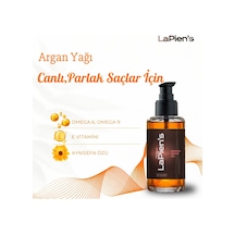 Lapien's Yıpranmış Kuru Saçlara Özel Yoğun Besleyici Argan Bakım Yağı 100 ML