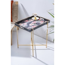 Elvira Çıkarılabilir Tepsili Sehpa - 50 Cm Renkli