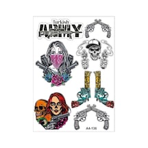 A4 Sticker 136 Tek Paket Çoklu Sticker Standart