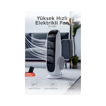 Torima TF001 130 W Vantilatör Kule Tipi Uzaktan Kumandalı Dijital Göstergeli Elektrikli Fan
