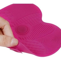 Silikon Makyaj Fırça Temizleme Pedi Pratik Ve Kolay Kullanımlı Fırça Temizleyici Mat Aparat 15 Cm 1000'li Set