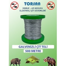 Elektirikli Çit 500 Metre Galvanizli Tel