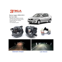 Dacia Logan Sedan 2004-2012 Beyaz Led Xenon Sis Farı Seti