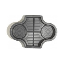 Plastik Parke Taşı Kalıbı Tekli Barok 2 Dikey 1/2 4,5 Cm (10Ad)