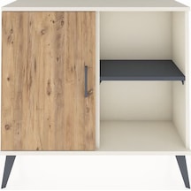 Arges Şifonyer 2 Raflı Tek Kapaklı 88x30x80 Aytaşı-çam/antrasit Çam/antrasit