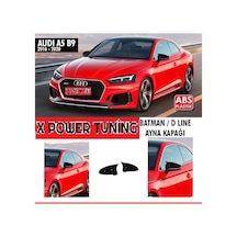 Audi A5 2016 - 2020 B9 Plastik Parlak Siyah Batman Ayna Kapağı