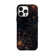 Velvoria Valestra Spiderweb Night Apple iPhone Uyumlu 14 Pro Max Darbe Korumalı Kılıf Valestra Select - Spiderweb Night