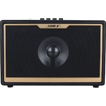 Shile Sd-1 Portatif Hoparlör El Mikrofonlu Usb Sd Kart Bluetooth Seyyar Anfi Taşınabilir Hoparlör