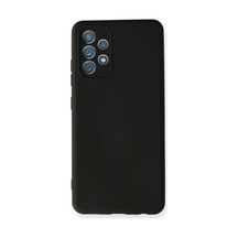 Samsung Galaxy A32 Kılıf Nano İçi Kadife Silikon - Siyah