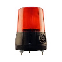 Mesan Ø110 Döner Buzzer Vida Montaj Lamba Kırmızı 220Vac Ms 840.1.220Vac