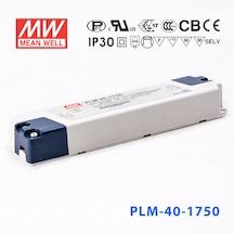 Plm-40E-1750 Meanwell Ac-Dc Single Output Led Driver Constant Cur