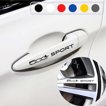 Fiat 500L Için Kapı Kolu Ve Jant Sticker (10 Adet)