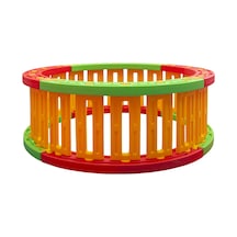 King Kids Yuvarlak Top Havuzu Kırmızı/yeşil