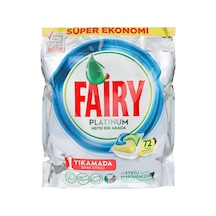 Fairy Platinum Bulaşık Makinesi Tableti 72'li - Güçlü Temizlik Tarı