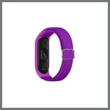 Bezos Mi Band 6 Uyumlu Star Kordon - Mor Mmbz