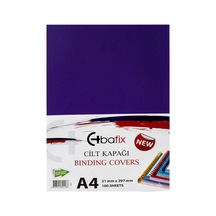 Bafix Cilt Kapağı Plastik Opak A4 160 Mıc Mor