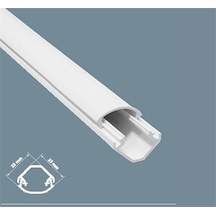 23*23 mm Köşe Kablo Kanalı 4 Metre